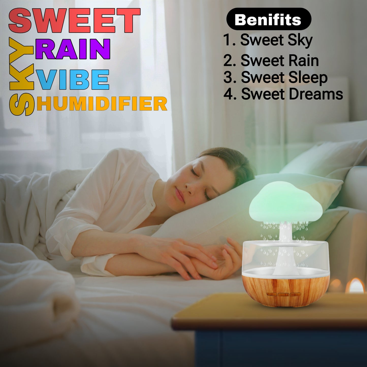 Sweet Sky™ Rain Vibe Humidifier