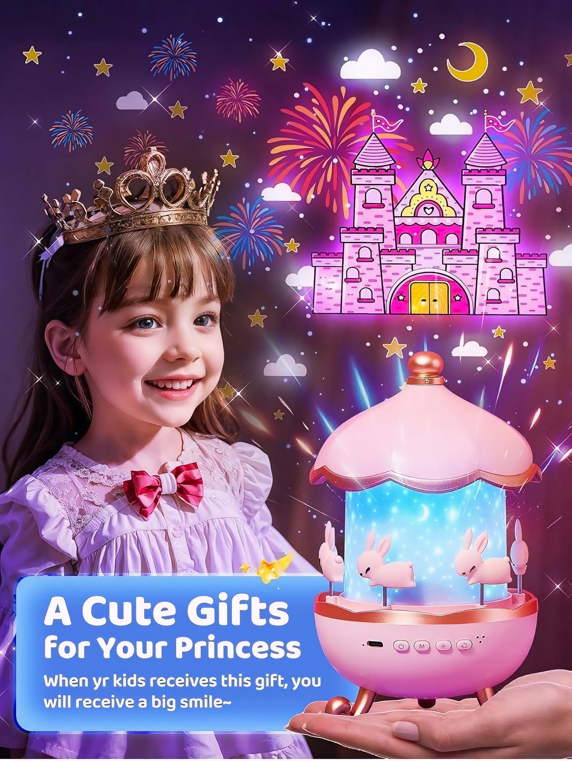 Cute Rabbit Lamp for Bedroom Decor