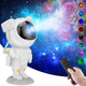 DesiDiya Astronaut Galaxy Projector Lamp glowing on ceiling