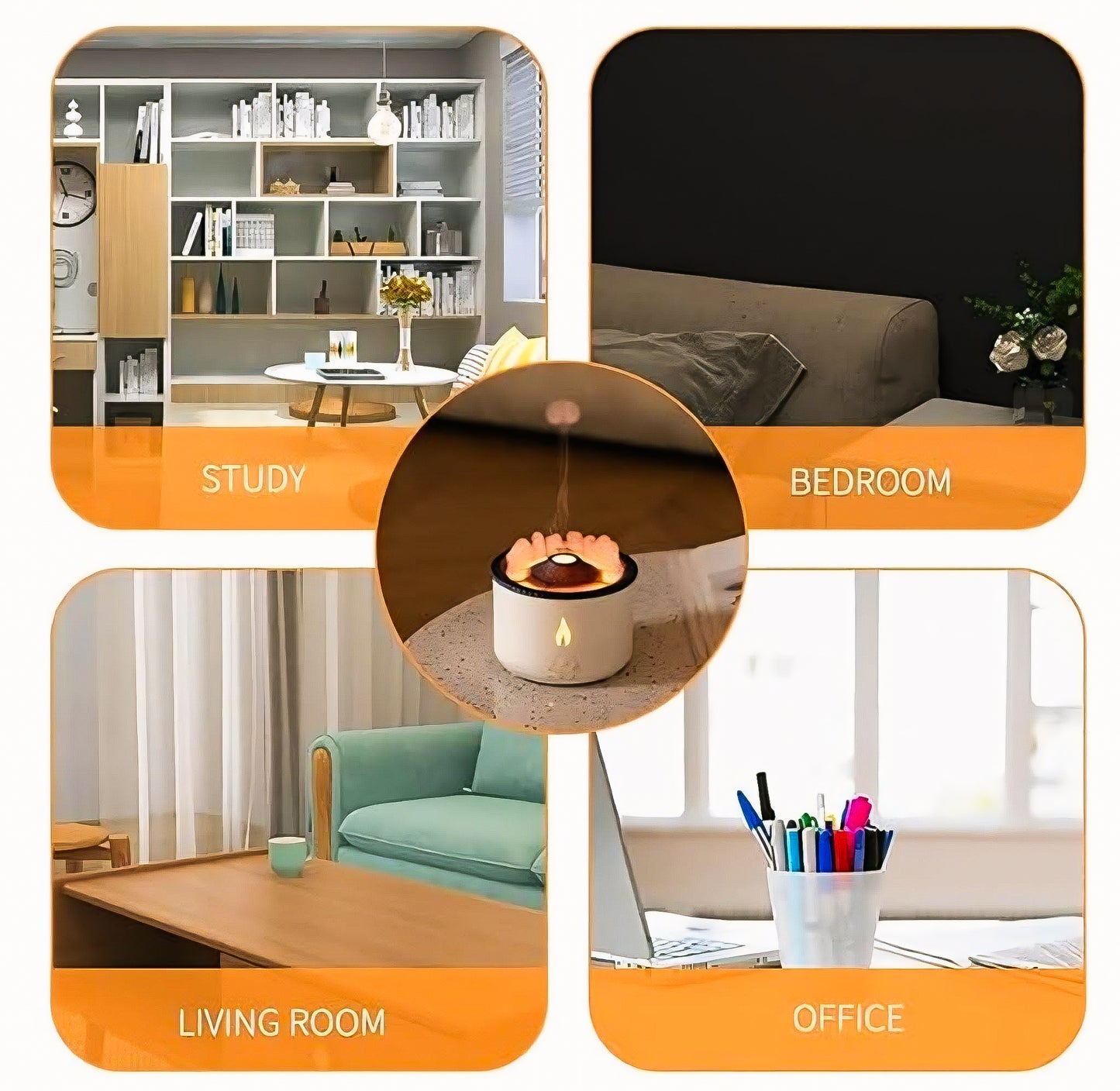 Volcano Mist™ Aromatherapy Diffuser